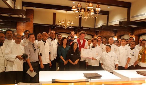 Marco Pierre White receives honorary membership of Sri Lankan Chefs Guild